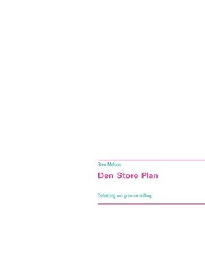 cover image of Den Store Plan